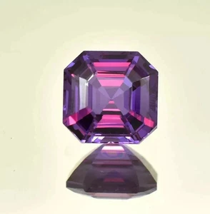 10,45 ct zertifizierter Farbwechsel natürlicher Alexandrit loser Edelstein Asscher-Schliff - Bild 1 von 4