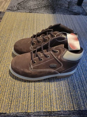 Bota con cordones Lugz Drifter para niños marrón oscuro nueva nunca usada pequeña imperfección Foto 1 de 4