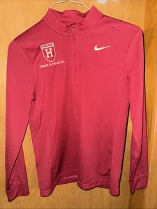 NIKE DRI FIT HARVARD UNIVERSITY TRACK & FIELD/XC SMALL 1/4 ZIP (B76) - Foto 1 di 6