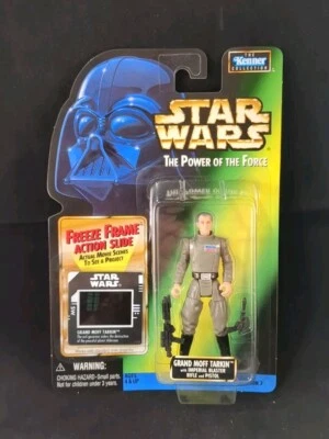 Figura de acción Star Wars: Power of the Force Grand Moff Tarkin Freeze Frame sin usar, en caja Foto 1 de 2