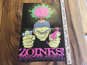 Original Album Rock Band Promo Poster - ZOINKS! - Stranger Anxiety - Imagen 1 de 4