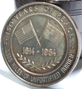1814-1964 Coleccionable ""150 Años de Paz"" 5525 Millas de Frontera No Fortificada #18 - Imagen 1 de 7