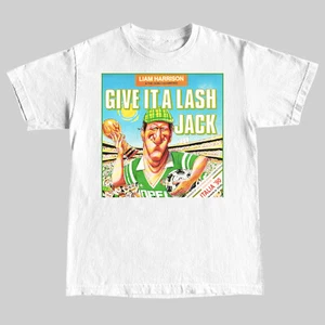Camiseta Give It A Lash Jack (Irlanda / Camiseta de fútbol vintage / Italia 90) - Imagen 1 de 2