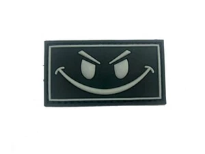 Happy Face Tactical PVC Morale Patch - Picture 1 of 13