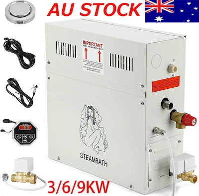 220V 380V 3KW 6KW 9KW 12KW Bathroom Sauna Machine Steam Generator for Shower - image 1 of 4