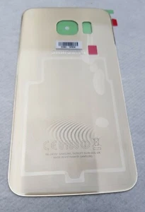 Original Samsung Galaxy S6 - edge SM-G925 Rear Back Glass Cover Case Gold - Picture 1 of 2