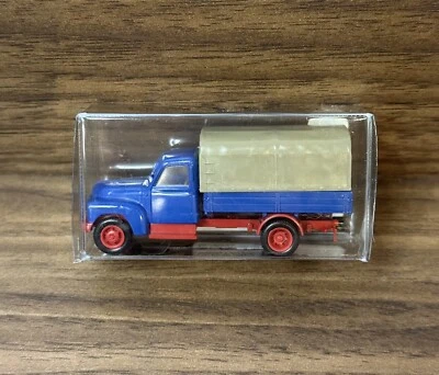 Camión Brekina #37114 plataforma superior de lona HO usado. Nuevo en caja. Foto 1 de 4