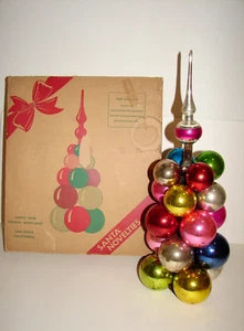 RARO Adorno de Navidad Vintage Racimo Árbol HEIM Santa Novedades Orig. ¡Caja! - Imagen 1 de 24