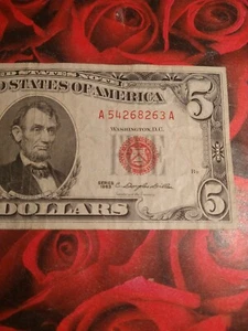 ๐บ๐ธ๐ฆ
(A54268263A) Series 1963 $5 Block A-A Red Seal ๐ด๐ฆญ Old Note๐บ๐ธ๐ฆ
- Picture 1 of 9