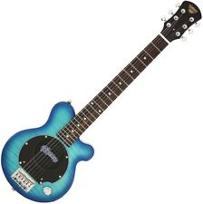 Mini Guitarra Eléctrica Pignose PGG-200FM SBL Amplificador Transparente Azul Incorporado for sale