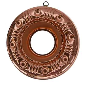 Pink Copper Round Jelly Mold Wall Decor - Picture 1 of 6