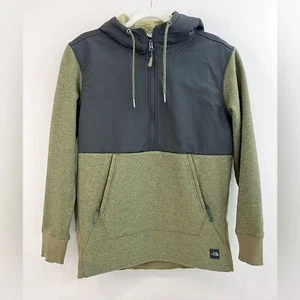 The North Face Tech Sherpa Pullover Felpa in Pile con Cappuccio Grande - Foto 1 di 11