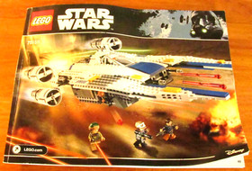 LEGO STAR WARS: REBEL U-WING FIGHTER, 75155, INSTRUCTION BOOKLET ONLY