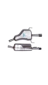EXHAUST REAR SILENCER FITS VAUXHALL ASTRA H MK5 1.6 1.8 2004-2013 CHROME TIP - Picture 1 of 1