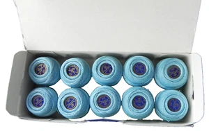 lot of 10 DMC 100% Cotton Embroidery Thread balls Color #3766 NIOB - Picture 1 of 11