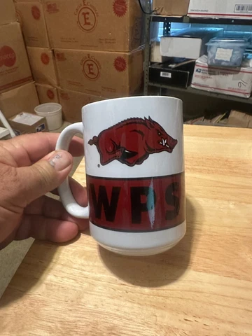 University of Arkansas Razorbacks Beer Mug “Collegiate Officially Licensed” New Cover