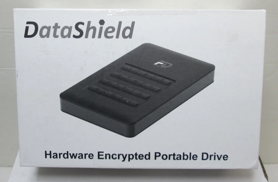 Fantom Drives 1TB DataShield DSH1000 256-Bit AES  Encrypted HD - Parts/Repair - Image 1 of 2