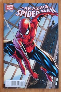 J Scott Campbell Variant The Amazing Spider-Man #1 *NM+* (2014) 1st Cindy Moon - Picture 1 of 10
