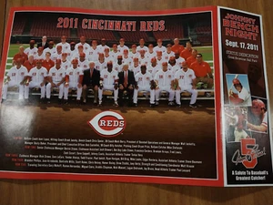 Johnny Bench Night - September 17, 2011 - Poster/Card 2011 Cincinnati Reds - Picture 1 of 3