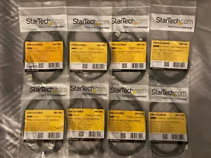 LOT Of 8 - NEW StarTech UUSBHAUB6RA 6ft Micro 2.0 USB Cable A Male-Micro B Male - Picture 1 of 3