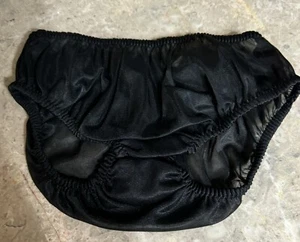 VINTAGE SHEER BLACK PANTY! SMALL ! - Picture 1 of 5