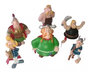 Asterix e Obelix Plastoy 6 Action Figure Collection Uderzo 2013 Pvc Figurine - Foto 1 di 7