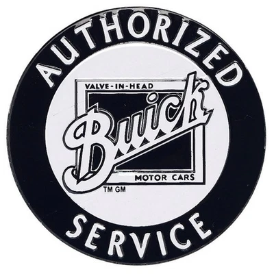 Imán de metal en relieve redondo de servicio autorizado Buick * ¡Envío GRATIS a EE. UU.! Foto 1 de 4