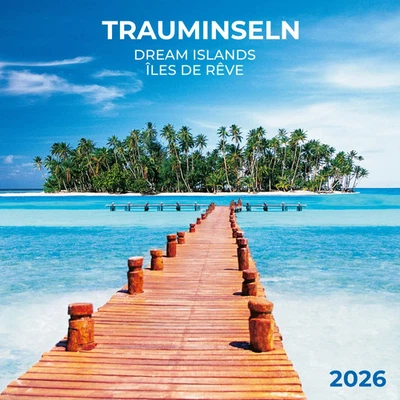 TUSHITA PAPERART GMBH Trauminseln/Dream Islands 2026 Kalender 2026 Kalender Artwork Edition 28 S. 2026
