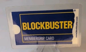 Original Vintage Laminated Blockbuster Video Membership Card Video Rental Store - Imagen 1 de 3