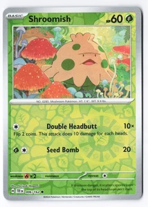 Shroomish 006/162 - SV05: Temporal Forces Reverse Holo NM - Picture 1 of 2