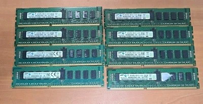 LOTE DE 8 SAMSUNG 4GB 1Rx4 PC3L-10600R M393B5270DHO-YH9 Foto 1 de 2