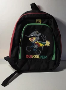 Seltener Quicksilver Mini Rucksack Elefant Riding A Bike 12 Zoll - Bild 1 von 4