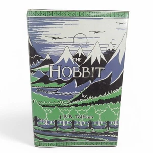 JRR Tolkein The Hobbit George Allen & Unwin 4th Ed 1978 Hardback Book Dust Cover - Picture 1 of 21