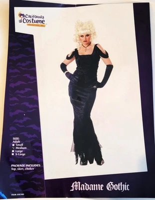 Costume Halloween Madame Gotico Sexy Nuovo M Gotico Vampiro Saloon Ragazza - Immagine 1 di 4