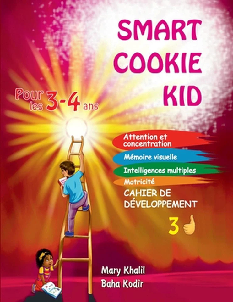 Smart Cookie Kid pour les 3-4 ans Cahier de dveloppement 3D: Attention et concen - Image 1 of 1