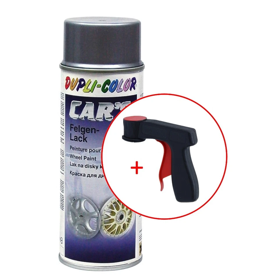 Dupli Color Car´s Lackspray Lack Alu-Felgensilber 400ml + Spraydosen Handgriff - Bild 1 von 1