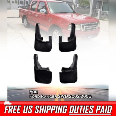 Protector contra salpicaduras de guardabarros delantero trasero LR para Ford Ranger PE Thunder 2x2 2002-2005 Foto 1 de 4