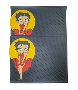 Set Of 2 Betty Boop Marilyn Monroe Pose Car Floor Mats 16.5"x13.5" Vintage 1994 - Picture 1 of 6