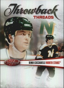 2010-11 Certified Throwback Threads Mirror Red #10 Dino Ciccarelli/250