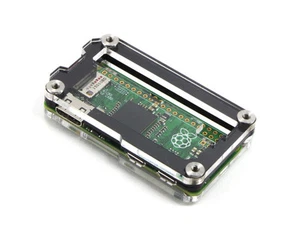 C4Labs Zebra Zero GPIO Black Ice Case für Raspberry Pi Zero/Zero Wireless/Zero 2 - Bild 1 von 5