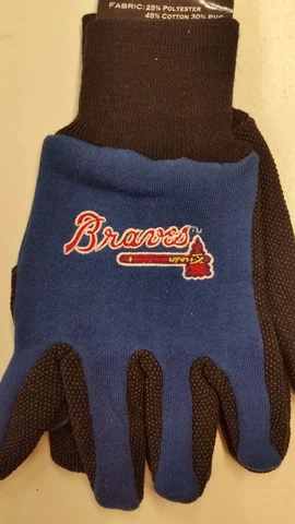 MLB Atlanta Braves Sport Utility Gloves, NEW (Lot of 2 pair) Cover
