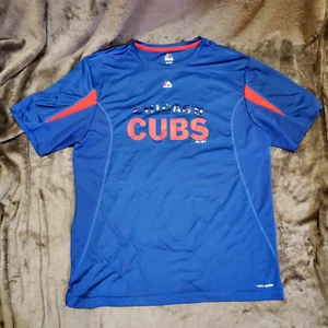 Chicago Cubs Majestic Cool-Base T-Shirt Erwachsene MLB Baseball Größe XL - Bild 1 von 7