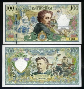 Kamberra, 100 Numismas, 2020 - Luc-Olivier Merson commemorative, Stunning - Picture 1 of 1