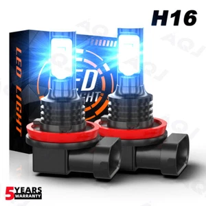 Pair High Power HID H11 H8 LED Replacement Bulbs 8000K ICE-Blue For Fog Lights - Picture 1 of 10