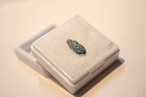 edelsteine24 Sehr schöner Indigolith Turmalin Edelstein Blattform TOP! Tur-13 - Bild 1 von 5