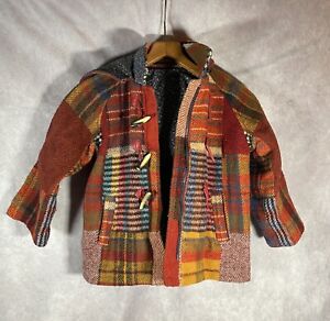 Vintage Handmade Children’s Unisex Girls Boys Jacket W/ Removable Hood READ DESC