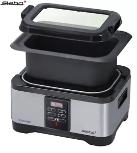 STEBA SV 1 Precise Sous-Vide Garer - Edelstahl-Schwarz, wie beim Profi Garen - Imagen 1 de 3