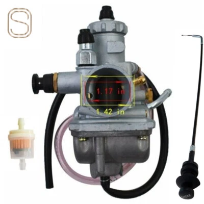 Carburetor & Choke Cable For 1987-1989 Suzuki Quadrunner 4WD LT4WD 13200-19B02 — 第 1/4 张图片