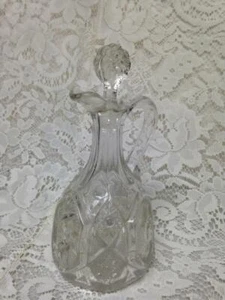 Vintage, Old American Pressed Glass, Blown Condiment 7.5in x 3.5in - Picture 1 of 11