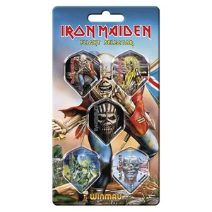 WINMAU IRON MAIDEN ROCK LEGENDS DART FLIGHT SELECTOR PACK - Picture 1 of 2